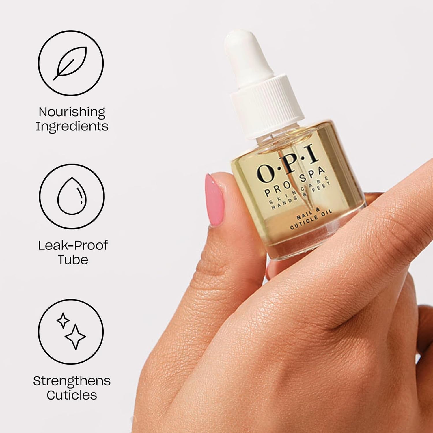 OPI Prospa Nail and Cuticle Oil | Cuticle Oil Bottle for Nails & Dry Hands | Strengthens Cuticles for Nail Growth